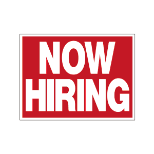 Now hiring